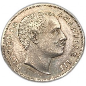 Itálie, 1 lira, 1902 R