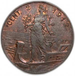 Italia, 2 Centesimi, 1912 R
