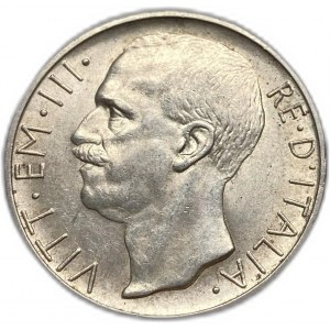 Italie, 10 Lire, 1927 R
