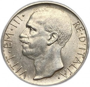 Itálie, 10 lir, 1927 R