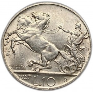 Italia, 10 Lire, 1927 R