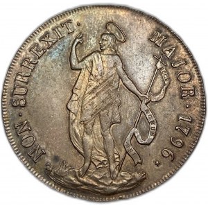 Italie Gênes, 8 Lire, 1796
