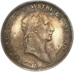 Italy Lombardi-Venetia, 1 Scudo, 1824 V