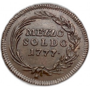 Italien Mailand, 1/2(Mezzo) Soldo, 1777