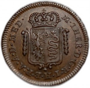 Italy Milan, 1/2(Mezzo) Soldo, 1777