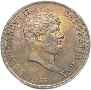 Italia Napoli, 120 Grana, 1855