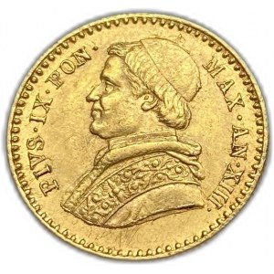 Włochy Watykan, 2,5 scudi, 1858 r.