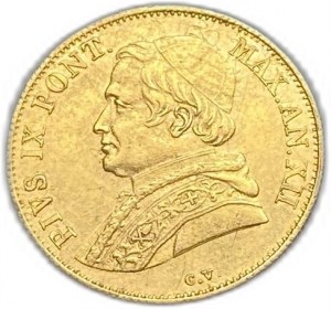 Italia Vaticano, 1 Scudo, 1858