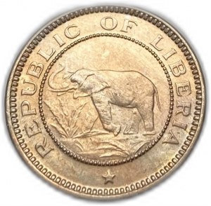 Libérie, 1/2 centu, 1941