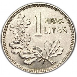 Lithuania, 1 Litas, 1925