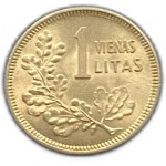 Lituanie, 1 Litas, 1925
