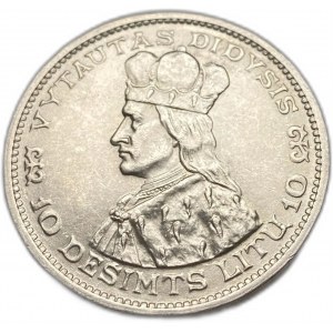 Lituania, 10 Litu, 1936