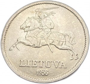 Lithuania, 10 Litu, 1936