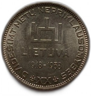 Litva, 10 Litu, 1938