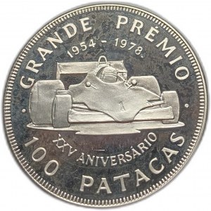 Macau, 100 Patacas 1978,Grand Prix