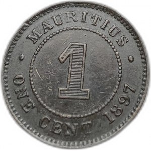 Maurice, 1 cent, 1897