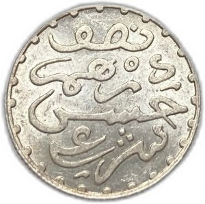 Maroko, 1/2 dirhama, 1882 (1299)