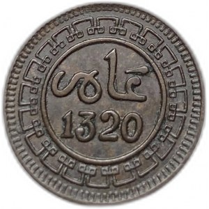 Marocco, 1 Muzuna, 1902 (1320)