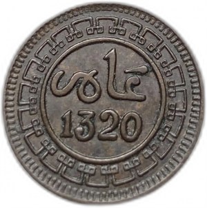 Marokko, 1 Muzuna, 1902 (1320)
