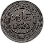 Marocco, 1 Muzuna, 1902 (1320)