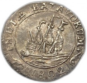 Holenderskie Indie Wschodnie, 1/16 Gulden, 1802 r.