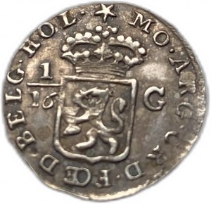 Holandská východná India, 1/16 guldenu, 1802