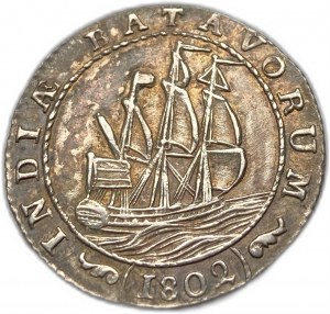 Netherlands East Indies, 1/2 Gulden, 1802
