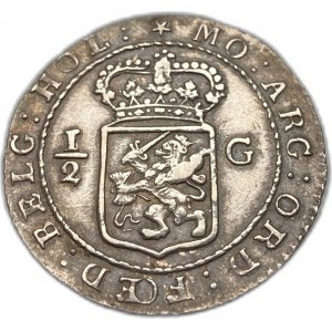 Holenderskie Indie Wschodnie, 1/2 Guldena, 1802 r.