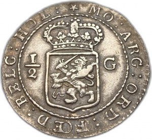 Nizozemská východní Indie, 1/2 guldenů, 1802