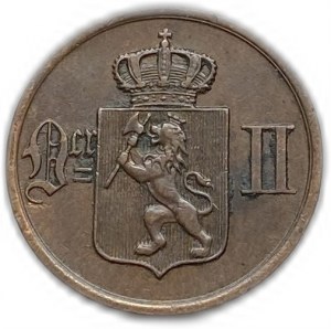 Norway, 1 Ore, 1876