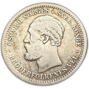 Norwegen, 1 Krone, 1877