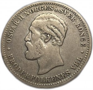 Norvège, 2 couronnes, 1894