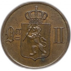 Norway, 2 Ore, 1902