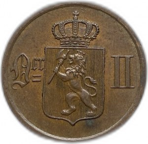 Norway, 2 Ore, 1902