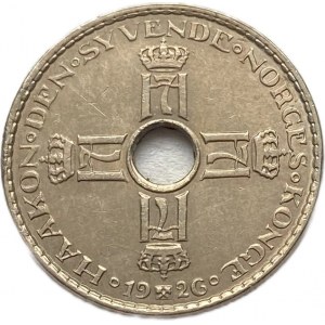 Norwegia, 1 korona, 1926