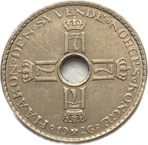 Nórsko, 1 koruna, 1926