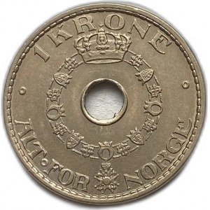 Norvegia, 1 corona, 1926