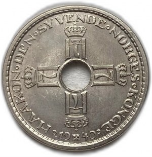 Norvegia, 1 corona, 1940