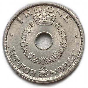 Norway, 1 Krone, 1940
