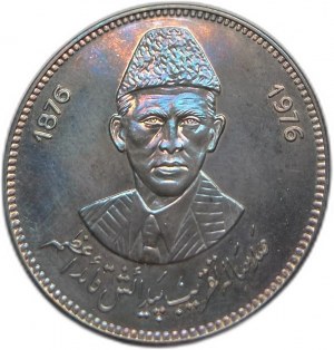 Pakistan, 100 Roupies 1976, Muhammad Ali Jinnah