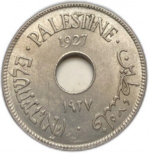 Palestine, 10 Mils, 1927