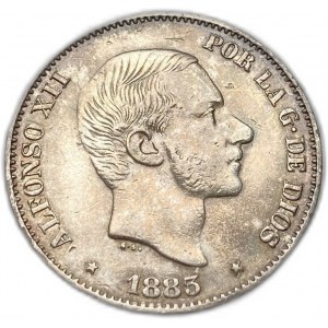 Filipíny, 50 centimos, 1883