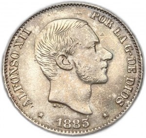 Philippines, 50 Centimos, 1883