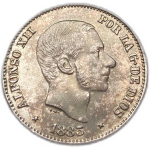 Philippines, 50 Centimos 1885