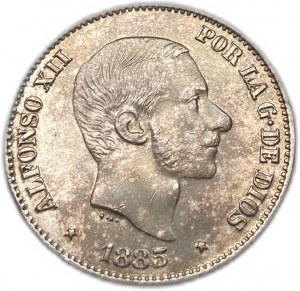 Philippinen, 50 Centimos 1885