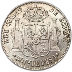 Filippine, 50 centesimi 1885