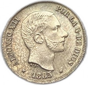 Philippinen, 10 Centimos, 1885