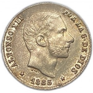 Philippinen, 20 Centimos, 1885