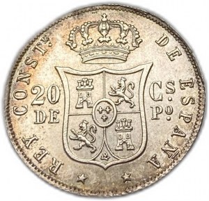 Philippinen, 20 Centimos, 1885