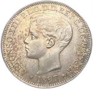 Philippines, 1 Peso, 1897 SGV